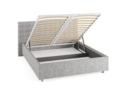 Кровать Сонум Siena Рогожка Марсала (с подъемным механизмом) 90х190