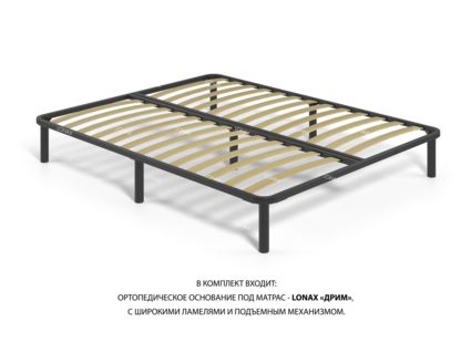 Кровать Lonax Алегра велюр Dolly-3 (с подъемным механизмом) 140х200