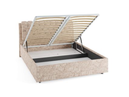 Кровать Сонум Olivia Экокожа Белая (с подъемным механизмом) 160х190