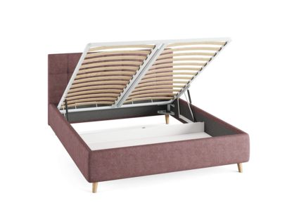 Кровать Сонум Bella Кашемир Латте (с подъемным механизмом) 200х190