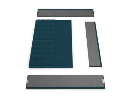 Кровать Lonax Аврора велюр Dolly-8 (с основанием) 120х195