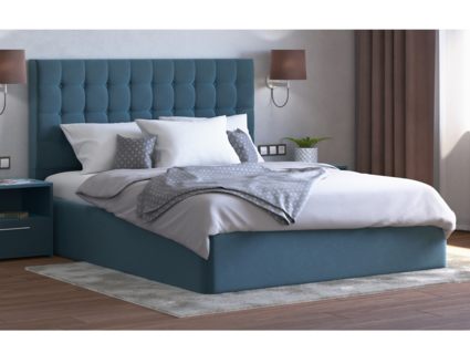 Кровать Lonax Аврора велюр Dolly-8 (с основанием) 120х195