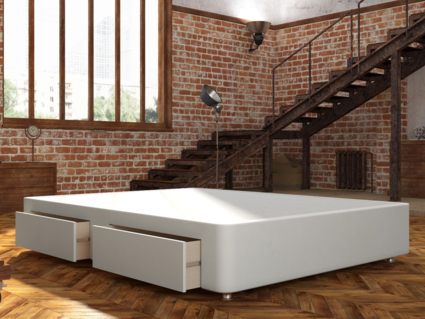 Кровать Mr.Mattress Site Box экокожа White 238