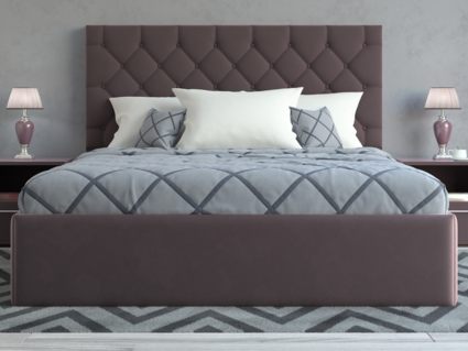 Кровать Lonax Элоиза велюр Dolly-13 (с основанием) 200х195