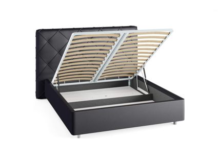 Кровать Сонум Manhattan Кашемир Светло-серый (с подъемным механизмом) 120х200