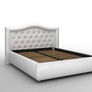 Кровать Sleeptek Premier 6 Экокожа White (с подъемным механизмом) 180х200