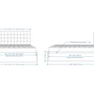 Кровать Lonax Аврора велюр Dolly-17 (с основанием) 180х200