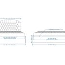 Кровать Lonax Венеция велюр Dolly-2 (с подъемным механизмом) 120х200