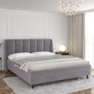 Кровать Sontelle Style Skordia Malta grey с подъемным механизмом 90х190